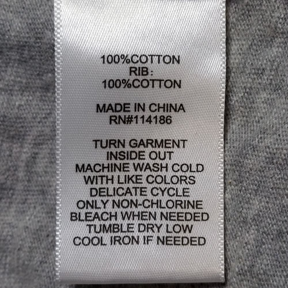Frye and Co Graphic T-Shirt Mens Large Light Grey Heather New USA Flag Americana - Picture 8 of 9